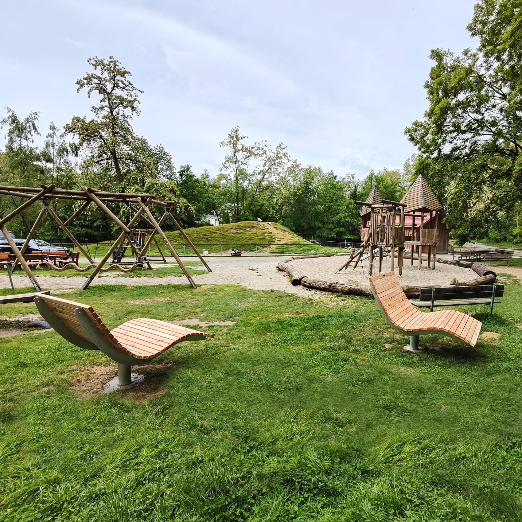 Waldsofa drehbar "Beton" 360° – Bild 5