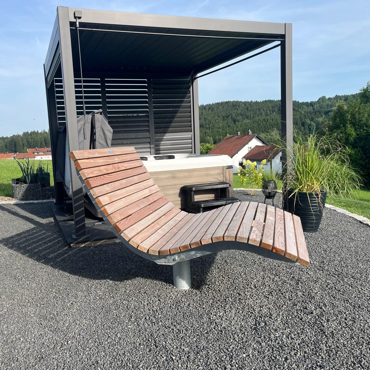 Waldsofa drehbar "Beton" 360° – Bild 3